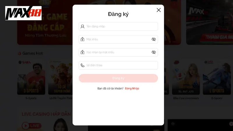 Tham Gia Đăng Ký Max88 Để Nhận Nhiều Khuyến Mãi Hấp Dẫn Lợi Ích Khi Đăng Ký Max88 Tuyệt Vời Như Thế Nào