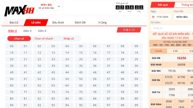 Cách chơi lô đề 3 miền max88 hiệu quả